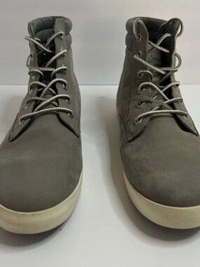 Timberland Dausette Boots Women Size 9 Gray Nubuck Ortholite High Top Sneaker